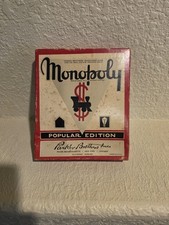 UNUSED VINTAGE 1952 MONOPOLY GAME POPULAR EDITION BY PARKER BROTHERS INC. picture