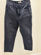 Madewell The Perfect Vintage Gray Cropped Jeans Slim Fit High Rise Size 28P picture