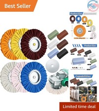 8 Inch Airway Buffing Wheels Aluminum Wheel Polishing Kit in Diameter 5/8 Inc... picture