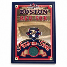 2001 Fleer Red Sox 100th Anniversary #NNO Field the Game RELIC Outfield Wall picture