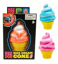 NeeDoh NICE CREAM CONE Ice Cream Squishy Toy 2026 NEE DOH Stress Ball* picture