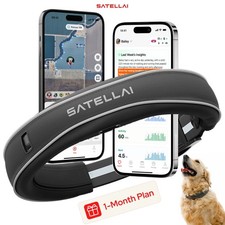 SATELLAI GPS Dog Fence Collar Wireless Virtual Fence System Real Time Tracker Bl picture