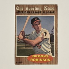 Brooks Robinson All Star 1962 Topps #468 - Baltimore Orioles - HOF picture