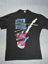 Georgia Satellites 1987 Concert T-shirt Graphic Tour 50/50 Tag Vintage L USA (A) picture