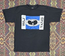 Vintage 1997 Wu-Tang Clan Forever T-Shirt Size XL Black 90s Rap Music Tee picture