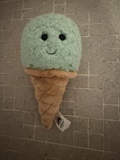 Jellycat Irresistible Mint Ice Cream Amusable Soft Cone Plush Toy 6
