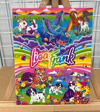 Lisa Frank Rainbow Animals The Fantastic World Double Pocket Folder Unpunched picture