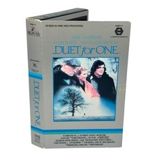 Duet for One (1986-1987) VHS Long Box - MGM / Cannon Films - Max Von Sydow picture