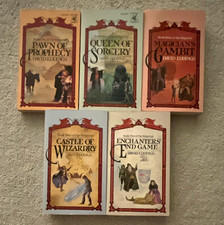 David Eddings The Belgariad Books 1-5 Del Rey Fantasy Paperback Set picture