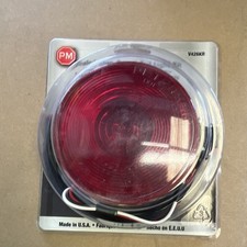 Peterson V426KR 4” Round Red Stop Turn Tail Light Kit Trailer Sealed New picture
