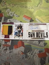2020 National Treasures Collegiate Brandon Aiyuk Gold RC Patch Auto Booklet #/25 picture