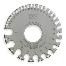 Mitutoyo 950-202 Sheet Metal Thick Gauge, Out Dia 3.325