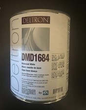 PPG Refinish Deltron 1 Quart Dmd1684 Basecoat White Paint  picture