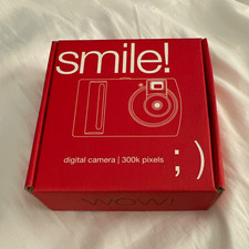 Smile Smile 300K Compact Digital Camera 300K Pixels USB Flash Silver/Red picture