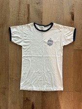 Vintage 70s/80s Champion Ringer T-Shirt U.S Naval Academy Large, Made in USA picture