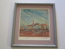 VINTAGE MARCO SASSONE SERIGRAPH SILKSCREEN SIGNED LIMITED EDITION IMPRESSIONIST picture
