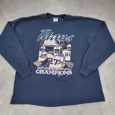 Vintage Tennessee Titans Shirt Mens XL Blue NFL Football Eddie George AllSport picture