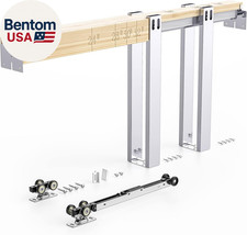 36X80In Pocket Door Frame Hardware Kit with Two-Way Soft Close Mechanism for 2X4 picture