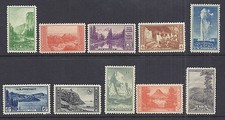 US 1934 National Parks Year Set of 10, Complete - 740 749 MNH F/VF OR BETTER picture