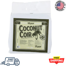 NEW 100% Coconut Coir Block of Soilless Media 11 Lb. (5KG) Retail Nutrients picture