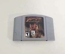 Indiana Jones Infernal Machine Nintendo 64 N64 Blockbuster Rental Cartridge 2000 picture