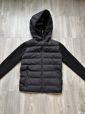 Moncler Cardigan Tricot Black Women Jacket Size Medium picture