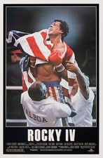 1985 Rocky IV Movie Poster 11X17 Rocky Balboa Italian Stallion Ivan Drago 🥊🍿 picture