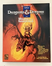TSR 1082 Challenger D&D Wrath of the Immortals 1992 Original Boxed Set NEAR MINT picture