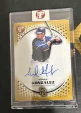 2026 Topps Pristine Gold Adrian Gonzalez on card Auto /50 picture