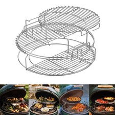 5-Piece EGGspander Kit Roast 3-Tier USA for Large Big Green Egg Cooking picture