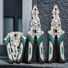Foldable Wire Stripper Crimper Cutter Multi Tool for Electricians picture
