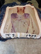 Taylor Swift T.S. 1989 World Tour Woven Blanket Official Tapestry Throw 50x60” picture