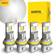 1/2 Set AUXITO LED Headlight 9007 HB5 Hi/Low Bulbs 30000LM Bright White Lamp picture