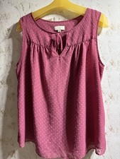 Loft Women's Sleeveless Top Size L picture