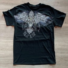 affliction 90s style blue graphic wing tee picture