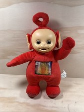 Teletubbies Po Red Talking Plush 2003 Working Holographic Tummy 12” picture