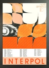 Interpol 2026 North American Tour Concert Promo Poster picture