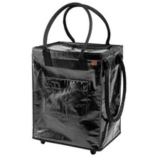 Viral CleverMade Foldable Tote Bag on Wheels, 14”Lx18”Wx24”H Soft Grip H 1796150 picture