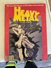 Vintage 1989 Heavy Metal Magazines Lot Of 8 picture