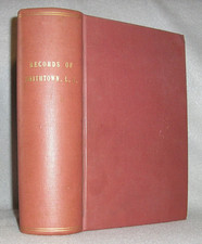 Antique Long Island Book History Records of the Town of Smithtown w/Maps 1898 picture