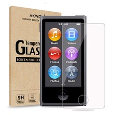 AKWOX Screen Protector for iPod Nano 7/8 Gen (Pack of 2) 0.33mm Tempered Glass picture