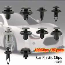 100X Bumper Clips FENDER TRIM Car Push Pin Rivet  Fastener Retainer 9 8 7 6mm& U picture