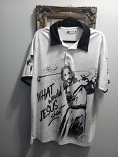 What Would Jesus Shoot AOP Golf Polo Xl picture