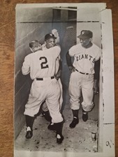 Willie Mays Montie Irvin Join Giants From Army 1954 Original Press Photo Hs1488 picture
