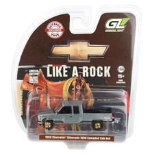 Raw Chase ~ 1/64 1998 Chevry Silverado 1500 Ext. Cab, Black, OBT Excl,  51584-A picture