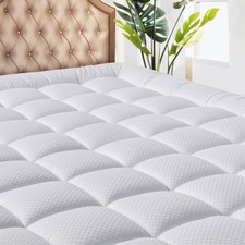 MATBEBY California King Mattress Pad - Cooling Breathable Mattress Topper, Qu... picture