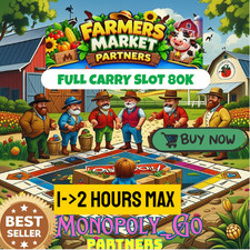 💥Monopoly_Go💚FARMERS MARKET  Partner - 1H-2H Max - Full carry Slot🔥Cheap picture