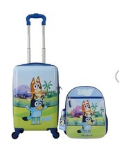 Bluey Kids Licensed Carry-on & Backpack Luggage Set picture