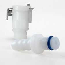 Vacuum Fittings Quick-Disconnect 1/4 Inch Barbed Male to Threaded Female 1 Set picture