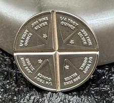 SILVERTOWNE MINT 1oz FRACTIONAL SILVER ROUND, .999 SILVER, DESIRABLE ROUND picture